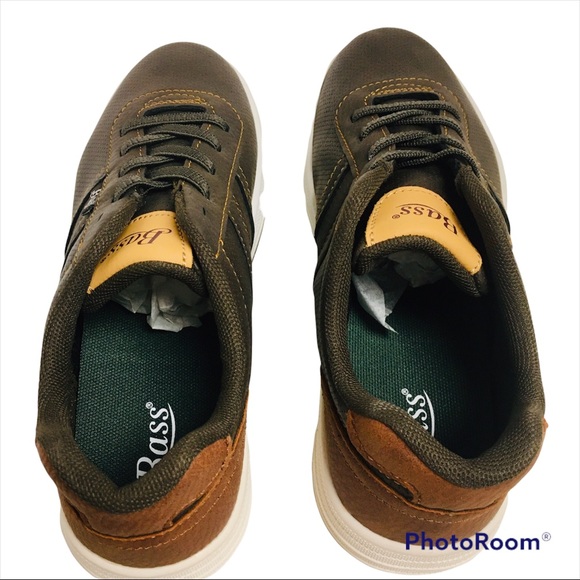 G.H. BASS & CO. Slip-On Laced Shoe Boy's Size 3 Kid's Medium Width Brown/Tan NEW - Picture 6 of 16